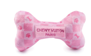 Pink Checker Chewy Vuiton Toy